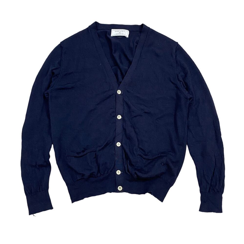 Maison Kitsune for Monocle Wool Cardigan Sweater Men's XL